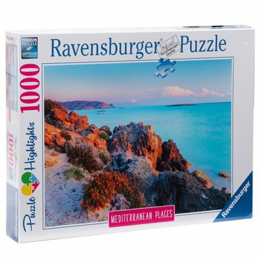 Games & Puzzles * | Ravensburger Mediterranean Greece Puzzle 1000Pce