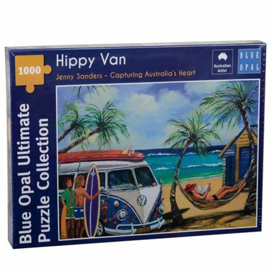 Games & Puzzles * | Blue Opal Jenny Sanders Hippy Van Puzzle 1000Pce