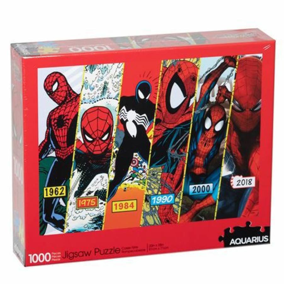 Games & Puzzles * | Aquarius Marvel Spider-Man Timeline Puzzle 1000Pce