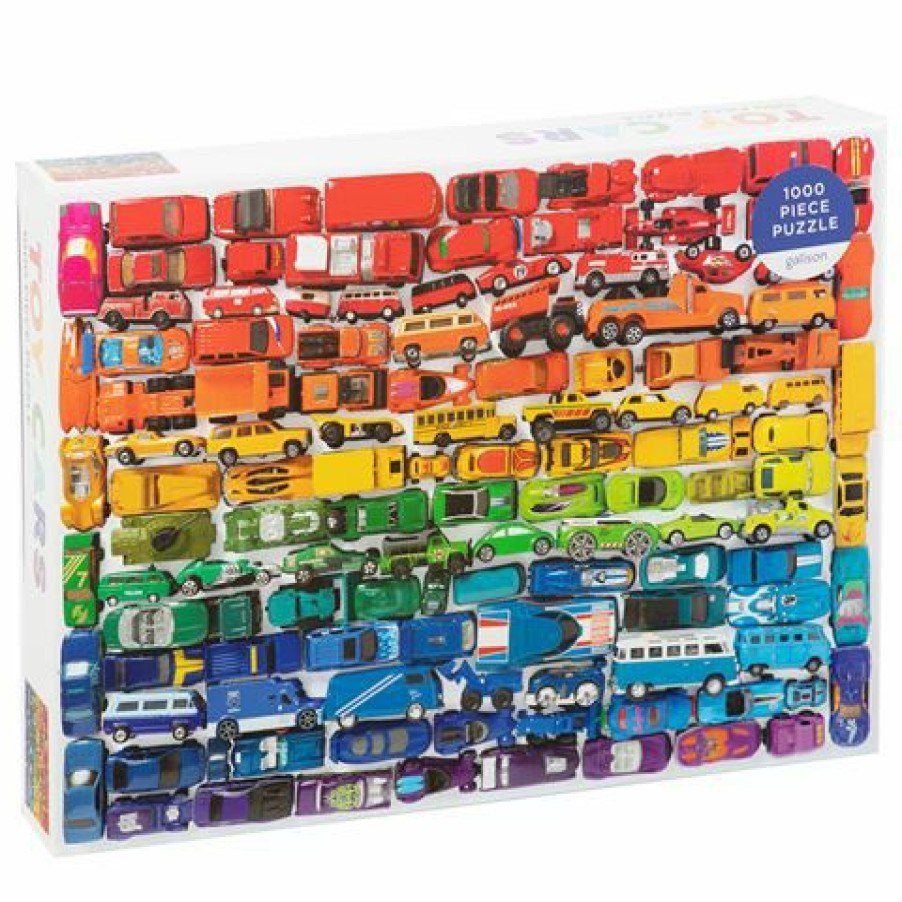 Games & Puzzles * | Galison Toy Cars Jigsaw Puzzle 1,000Pce