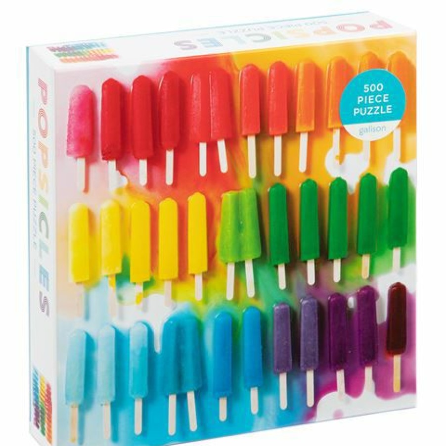 Games & Puzzles * | Galison Popsicles Jigsaw Puzzle 500Pce