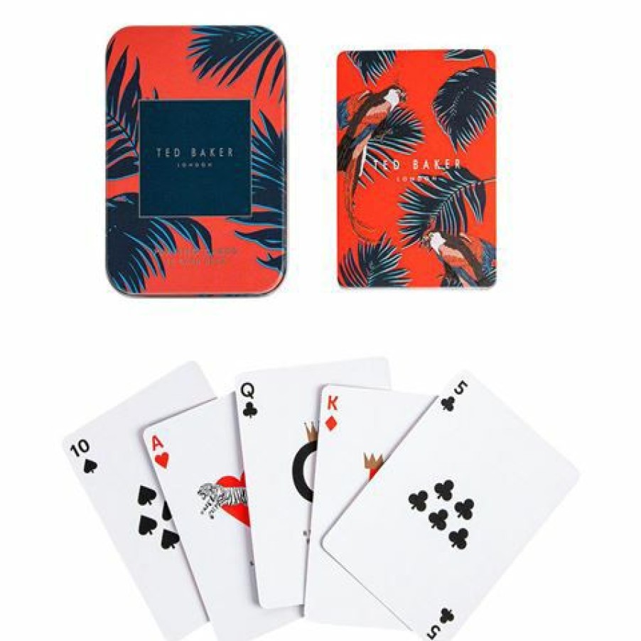 Games & Puzzles * | Ted Baker Deck Of Playing Cards In Case