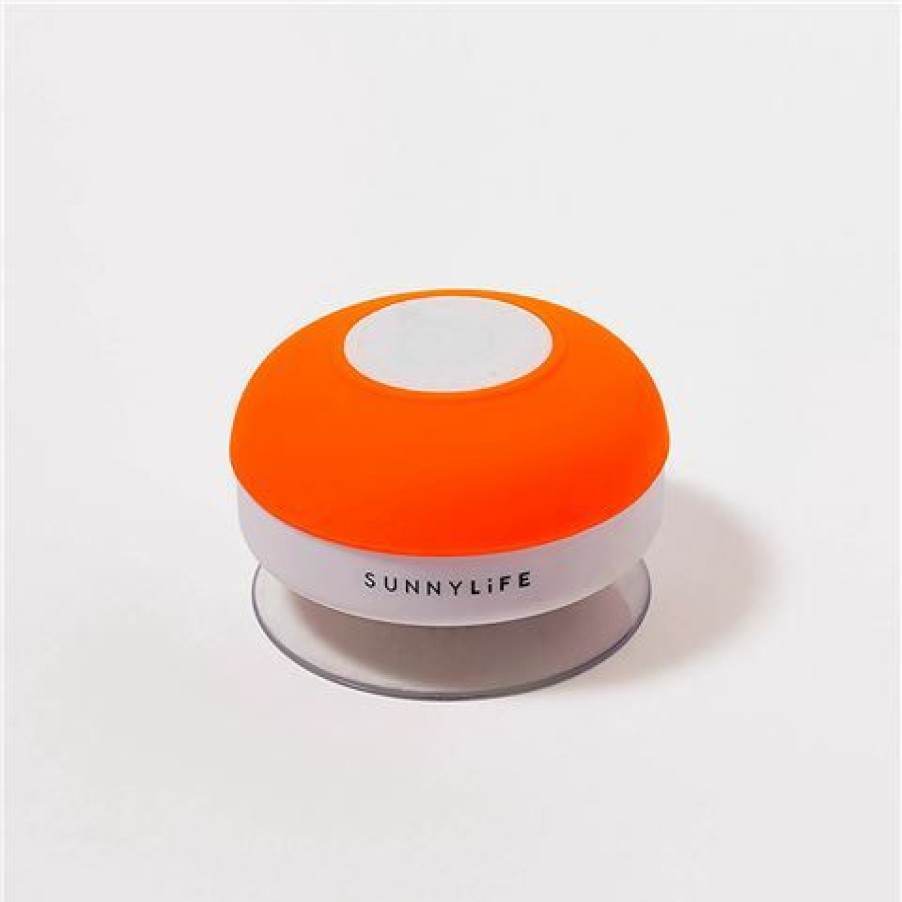 Headphones, Radios & Speakers * | Sunnylife Splash Speaker Atomic Tangerine