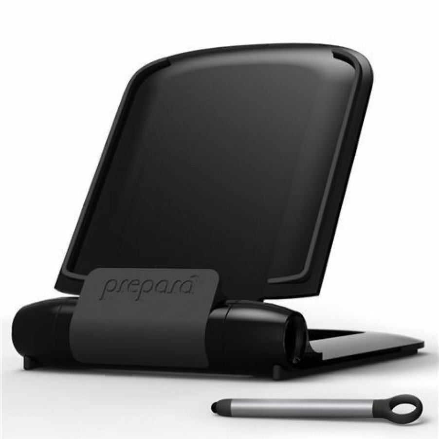 Ipad & Iphone Accessories * | Prepara Iprep Tablet Stand & Stylus Black