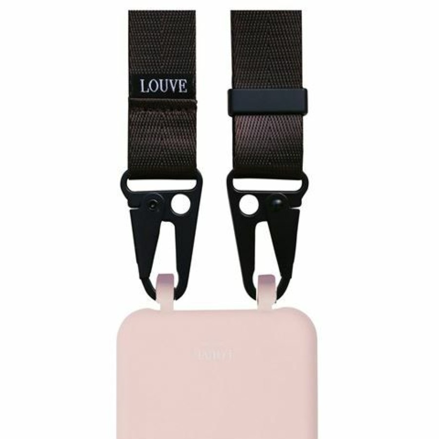 Ipad & Iphone Accessories * | Louve Collection Cacao Brown Active Phone Belt