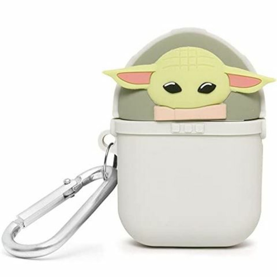 Tech Accessories & Laptop Sleeves * | Thumbs Up Baby Yoda Airpods Case