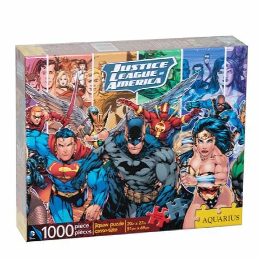 Games & Puzzles * | Aquarius Dc Comics Justice League Puzzle 1000Pce