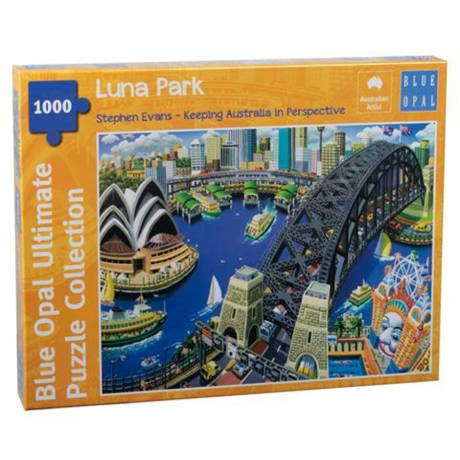 Games & Puzzles * | Blue Opal Stephen Evans Luna Park Puzzle 1000Pce