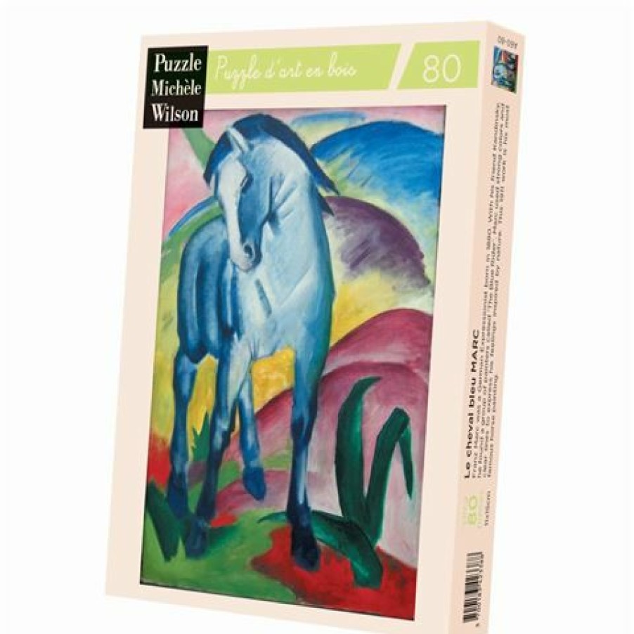 Games & Puzzles * | Puzzle Michele Wilson Le Cheval Bleu 80Pc