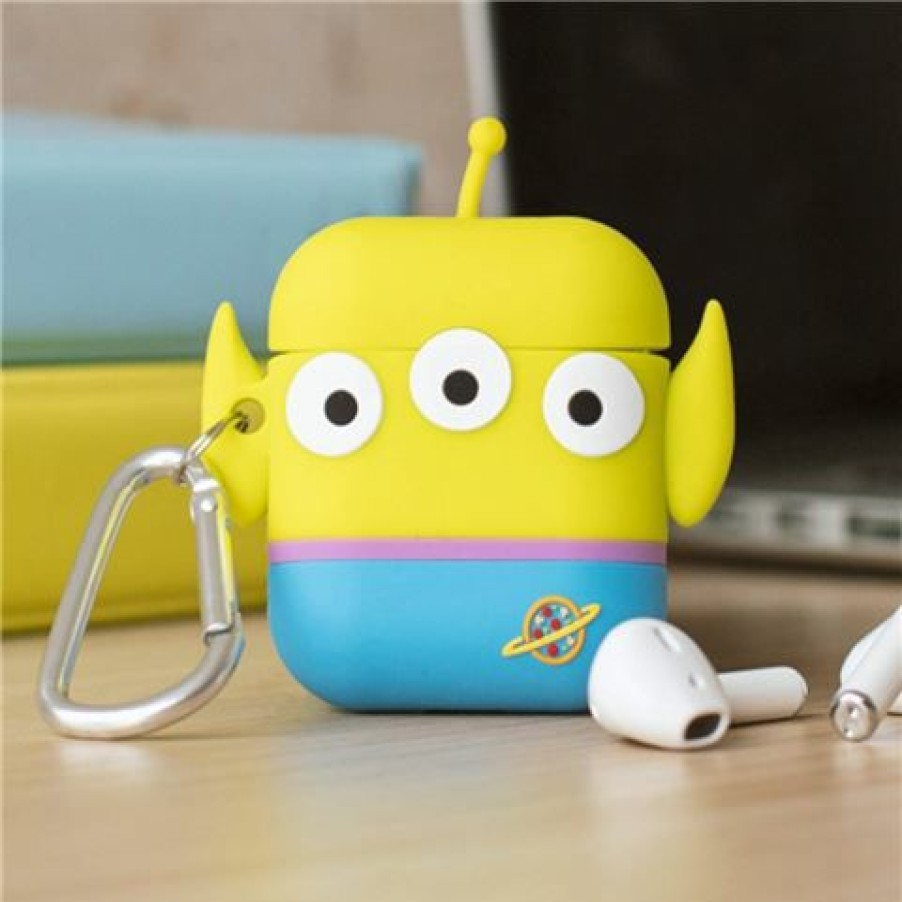 Ipad & Iphone Accessories * | Thumbs Up Disney Pixar Toy Story Alien Airpods Case