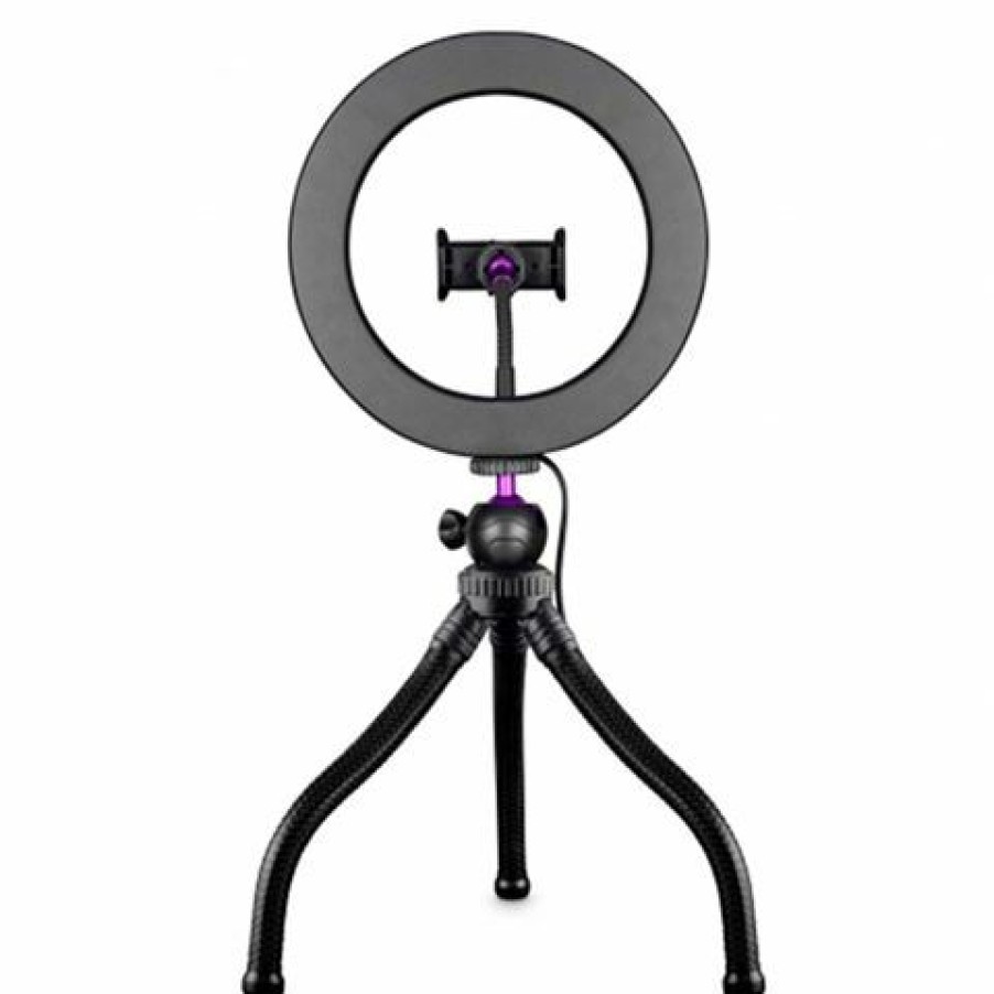 Ipad & Iphone Accessories * | Thumbs Up Ring-8 Ring Light With Flexible Tripod