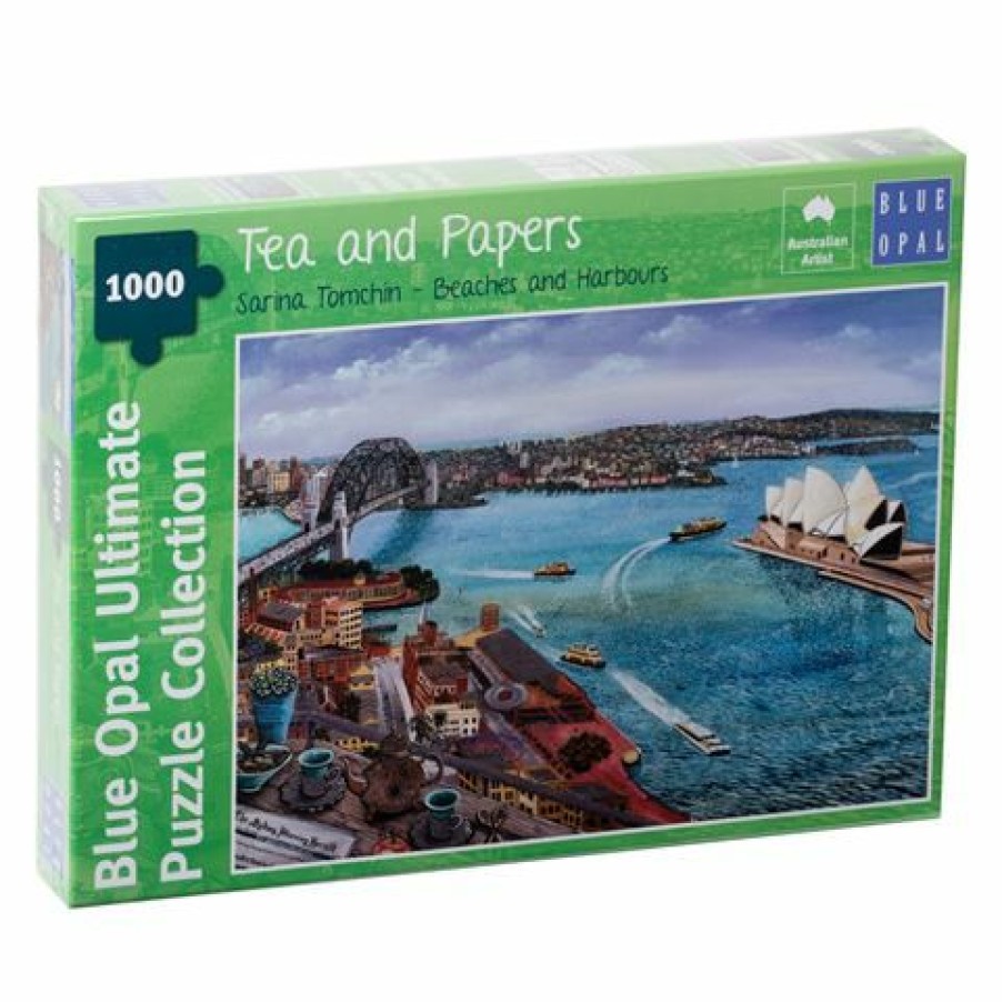 Games & Puzzles * | Blue Opal Sarina Tomchin Tea & Papers 1000Pce