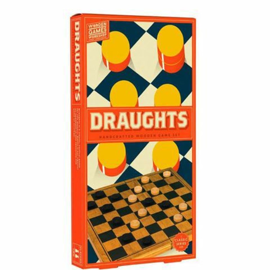 Games & Puzzles * | Professor Puzzles Wooden Wood Games W/Shop Draughts