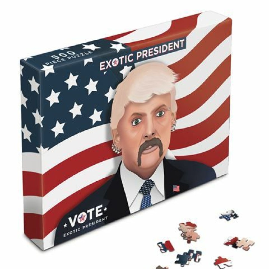 Games & Puzzles * | Aquarius Bubblegum Stuff The Exotic President Puzzle 500Pce