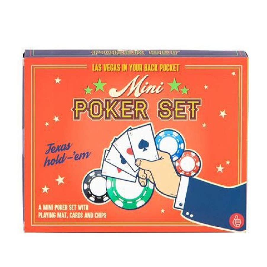 Games & Puzzles * | Thumbs Up Mini Poker Set