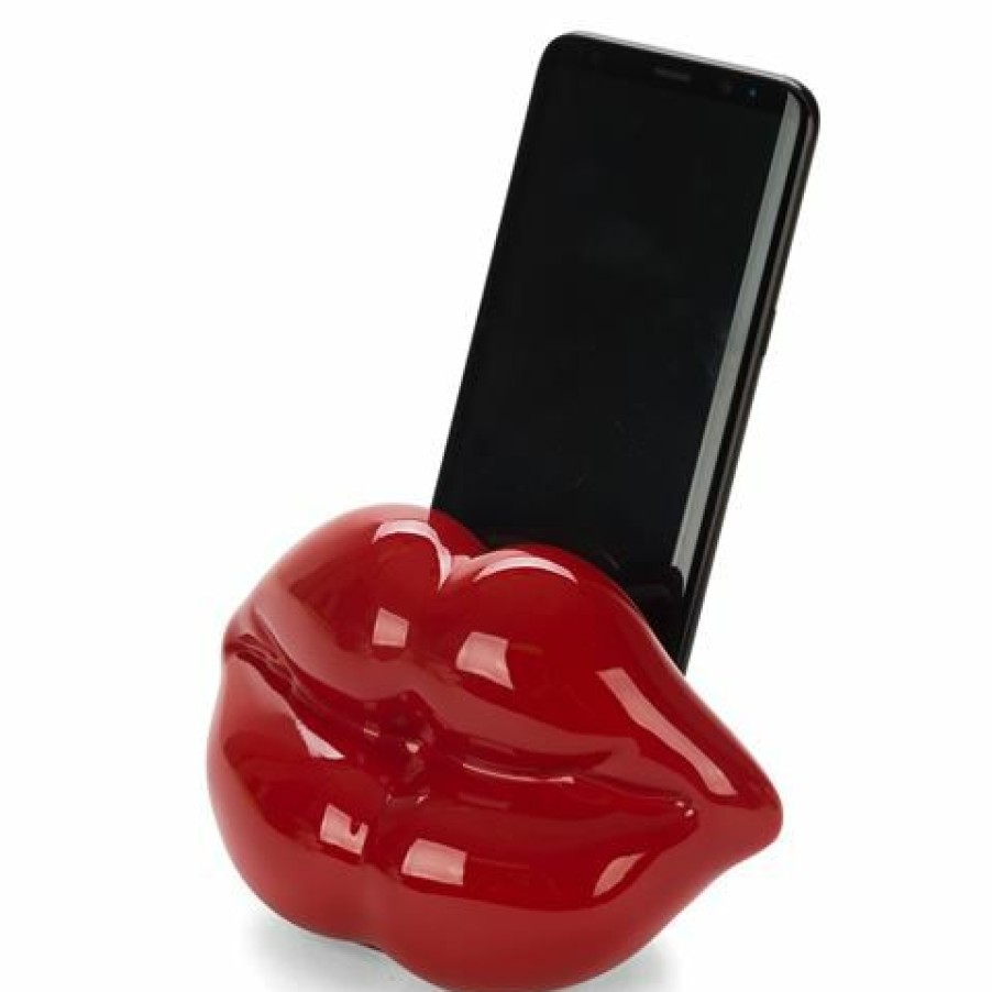 Ipad & Iphone Accessories * | Antartidee Sofia Phone Holder Glossy Red