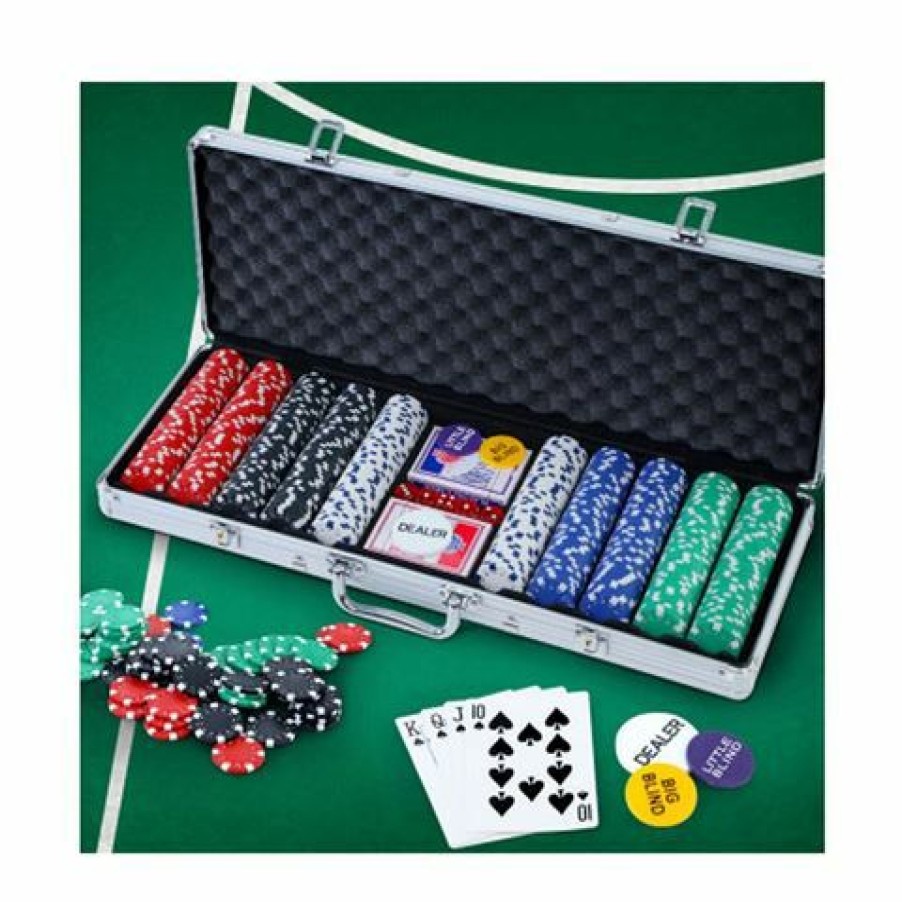 Games & Puzzles * | Gameplay Texas Hold'Em Poker Chip Set 500Pce