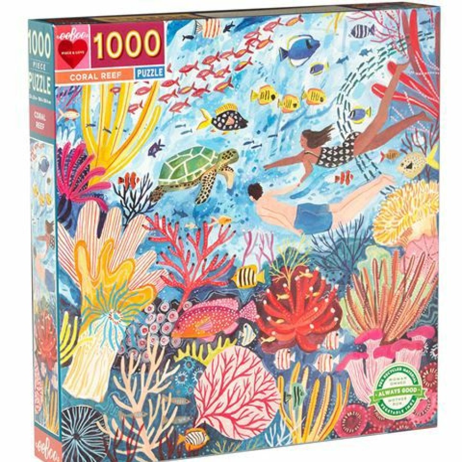 Games & Puzzles * | Eeboo Coral Reef Puzzle 1000Pce