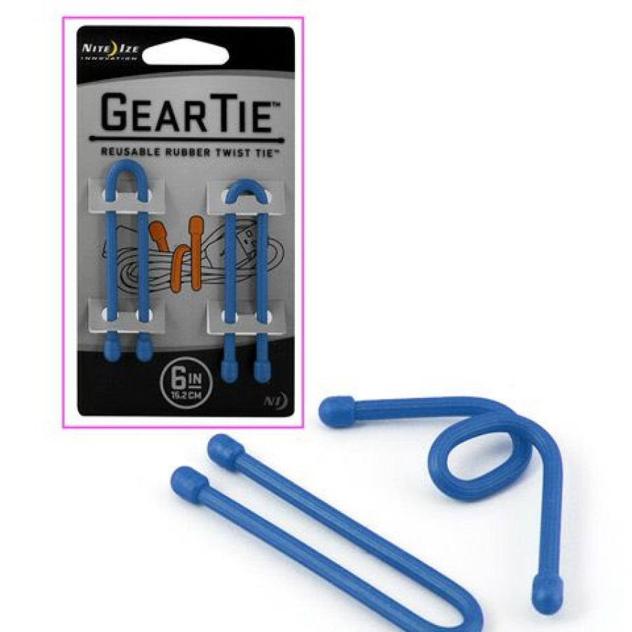 Tech Accessories & Laptop Sleeves * | Nite Ize Gear Tie Set Blue