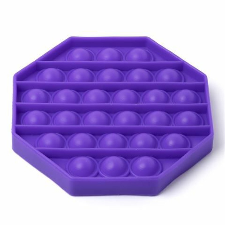 Games & Puzzles * | Peter'S Pop It Octagon Fidget Purple • Bestspange