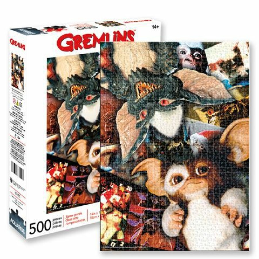 Games & Puzzles * | Aquarius Gremlins Collage Puzzle 500Pce