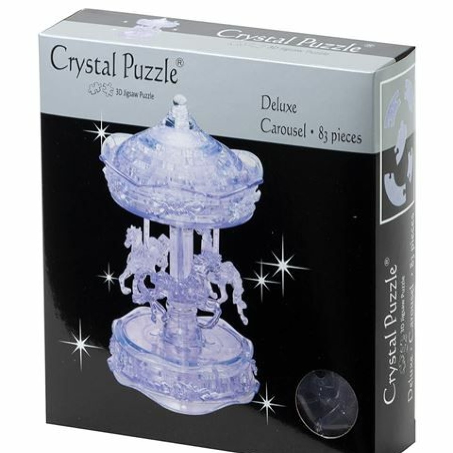 Games & Puzzles * | Games 3D Crystal Jigsaw Puzzle Clear Carousel