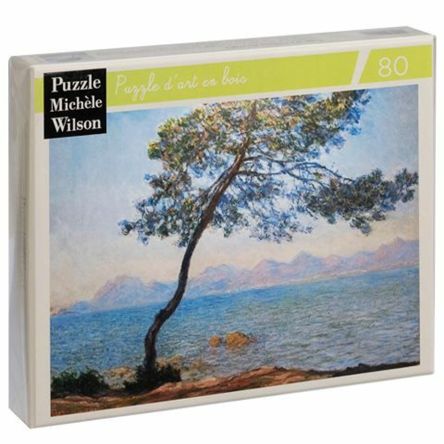 Games & Puzzles * | Puzzle Michele Wilson Cap D'Antibes Monet Puzzle 80Pce