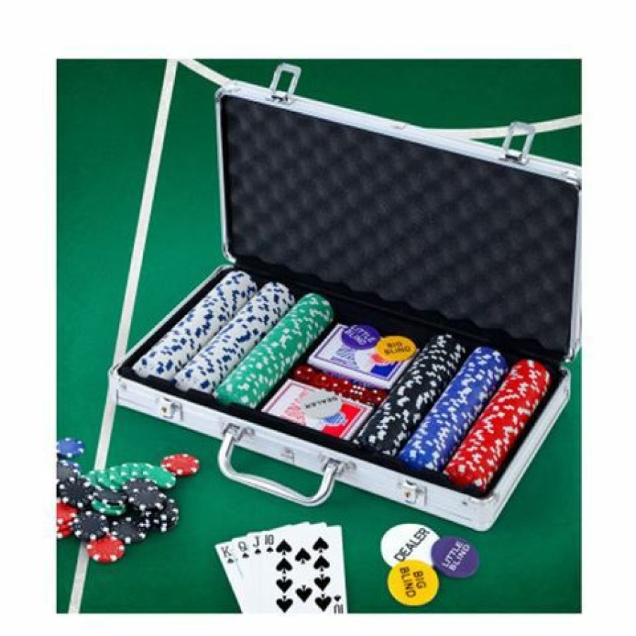 Games & Puzzles * | Gameplay Texas Hold'Em Poker Chip Set 300Pce