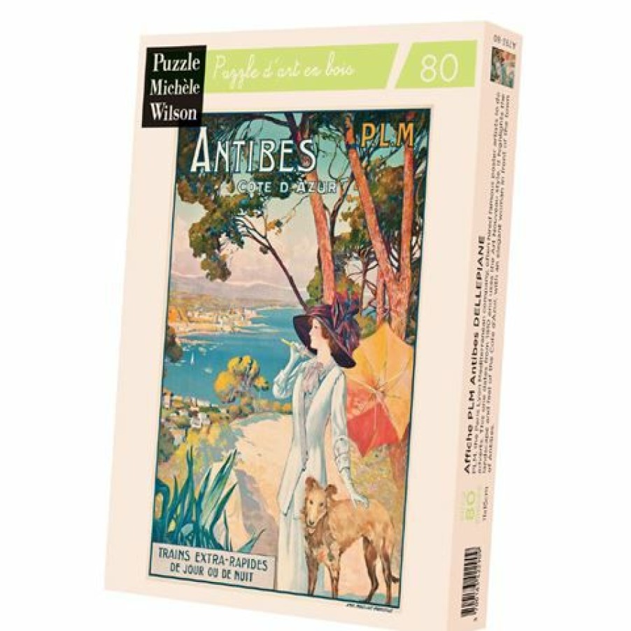 Games & Puzzles * | Puzzle Michele Wilson Affiche Plm Antibes 80Pc