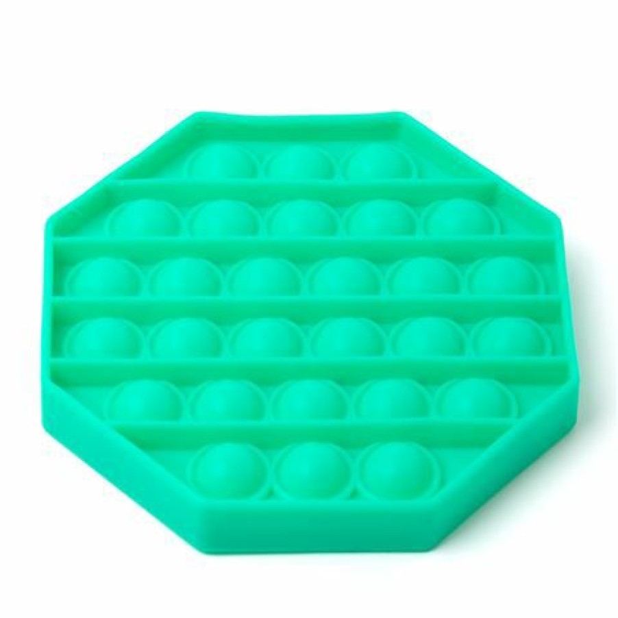 Games & Puzzles * | Peter'S Pop It Octagon Fidget Green • Bestspange