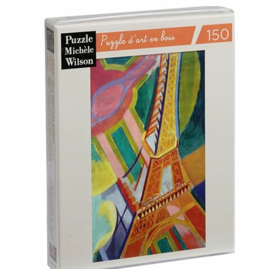 Games & Puzzles * | Puzzle Michele Wilson Eiffel Tower Delaunay Puzzle 150Pce